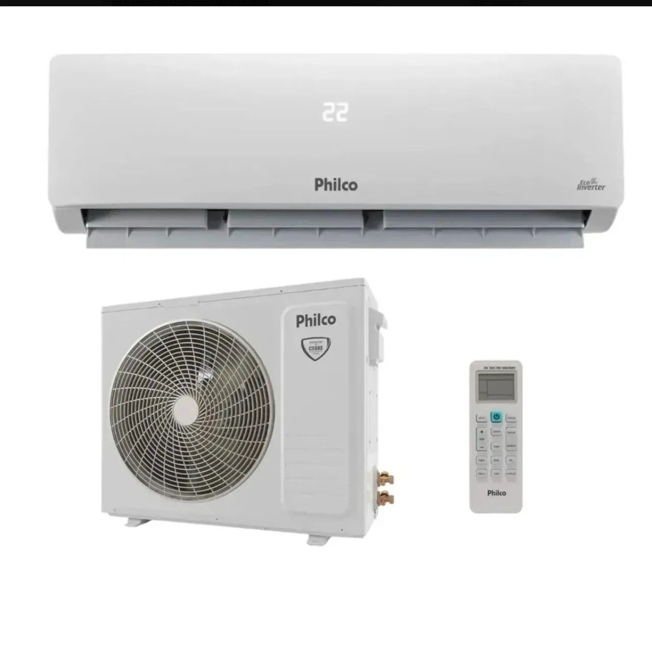 AR CONDICIONADO- PHILCO- 9000 BTUS- COM 1 MÊS DE USO