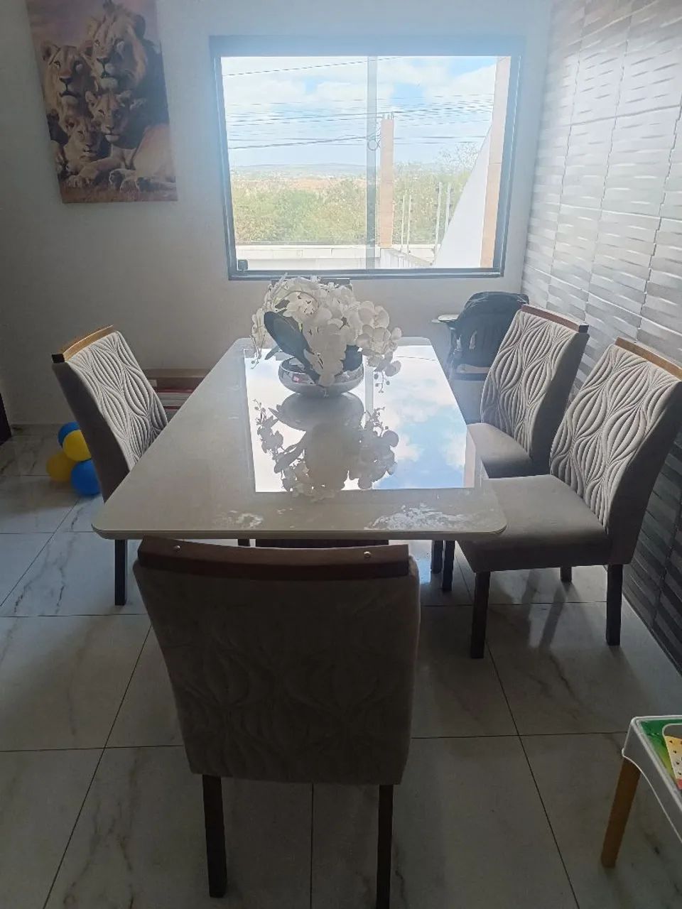 Mesa jantar 6 cadeiras