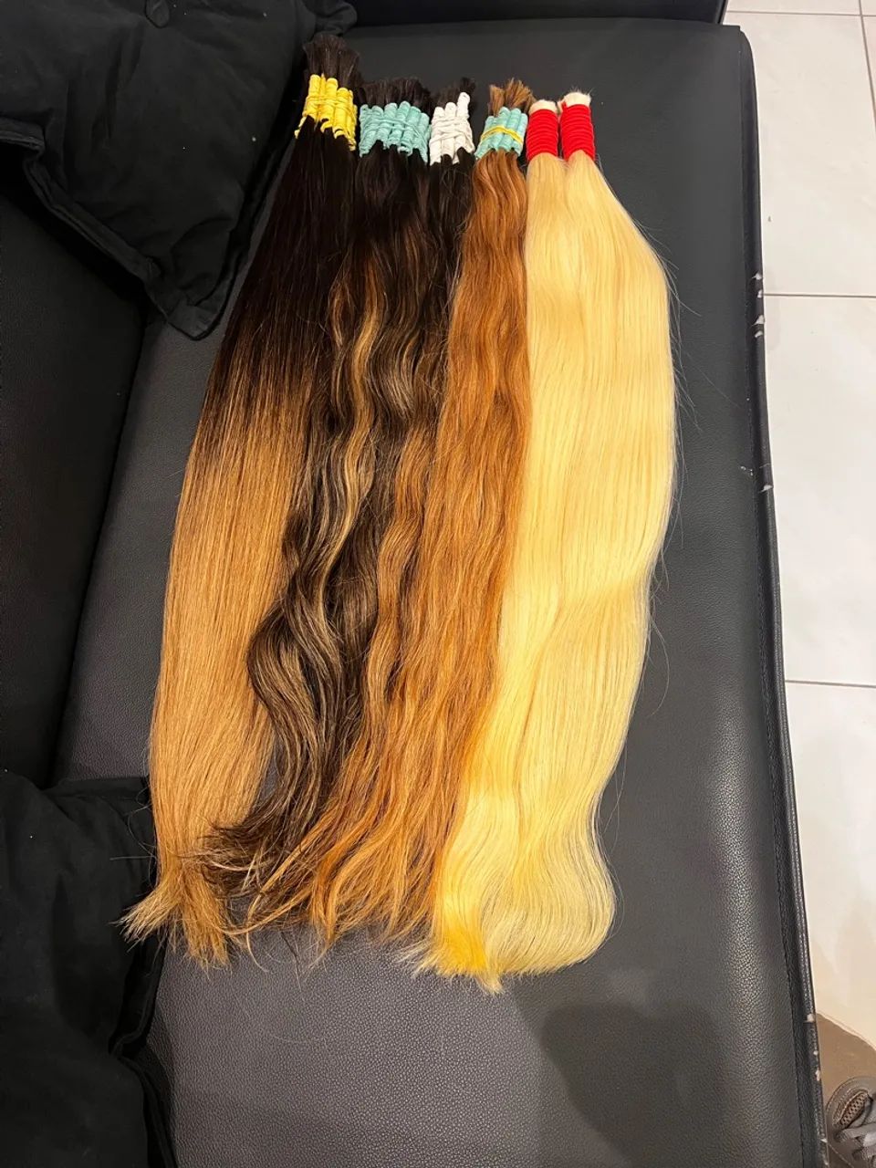 Cabelo Humano Iluminado 