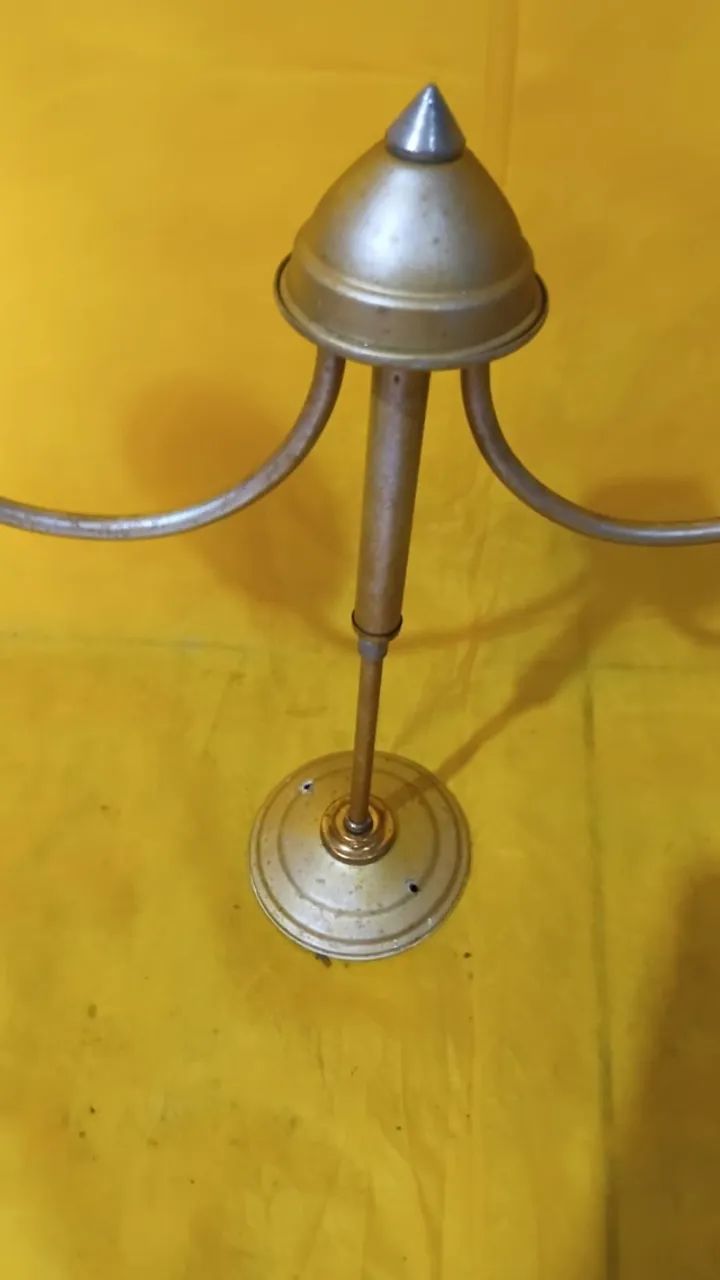 Lustre dourado com 2 lâmpadas - Foto 2