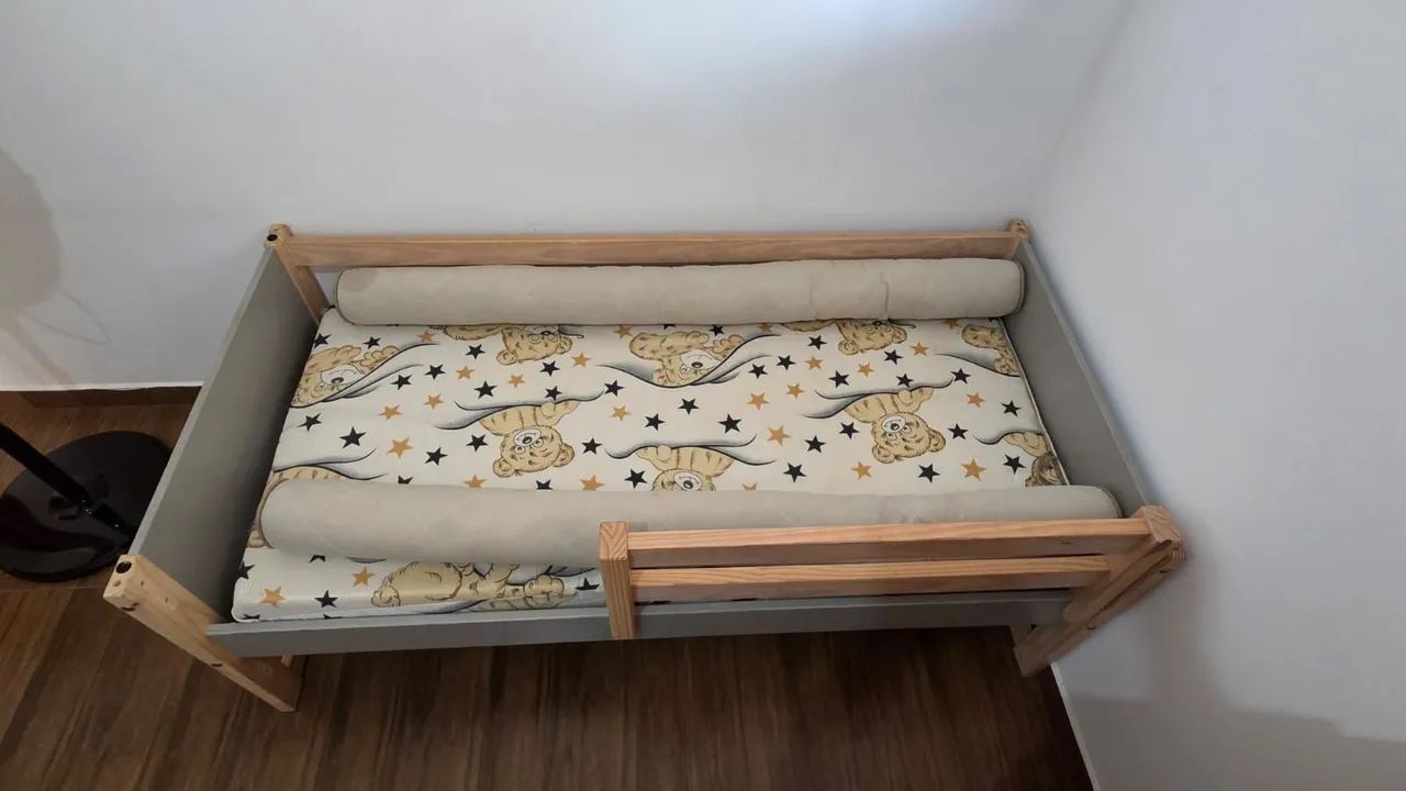 Cama Montessori Infantil + Colchão | Excelente estado - Foto 2