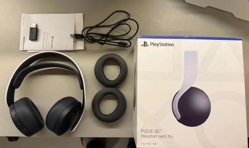 Headset Fone Sony Pulse 3D - PS5 - Excelente estado - Com caixa