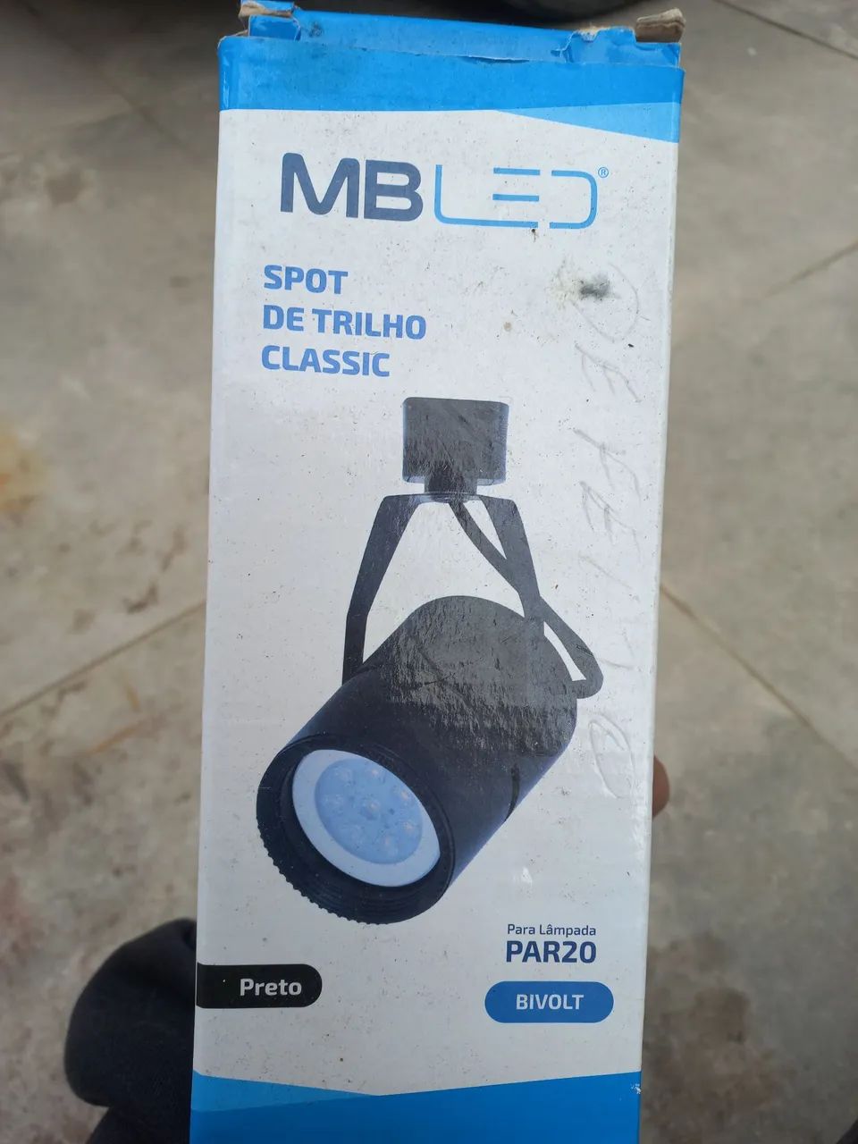 Spot trilho classico preto - Foto 5