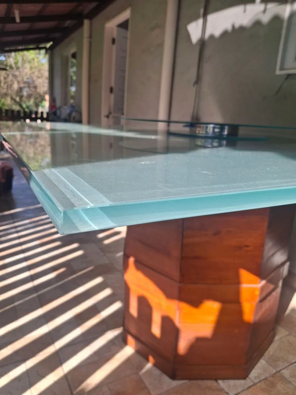 Vendo mesa tampo em vidro - Foto 2