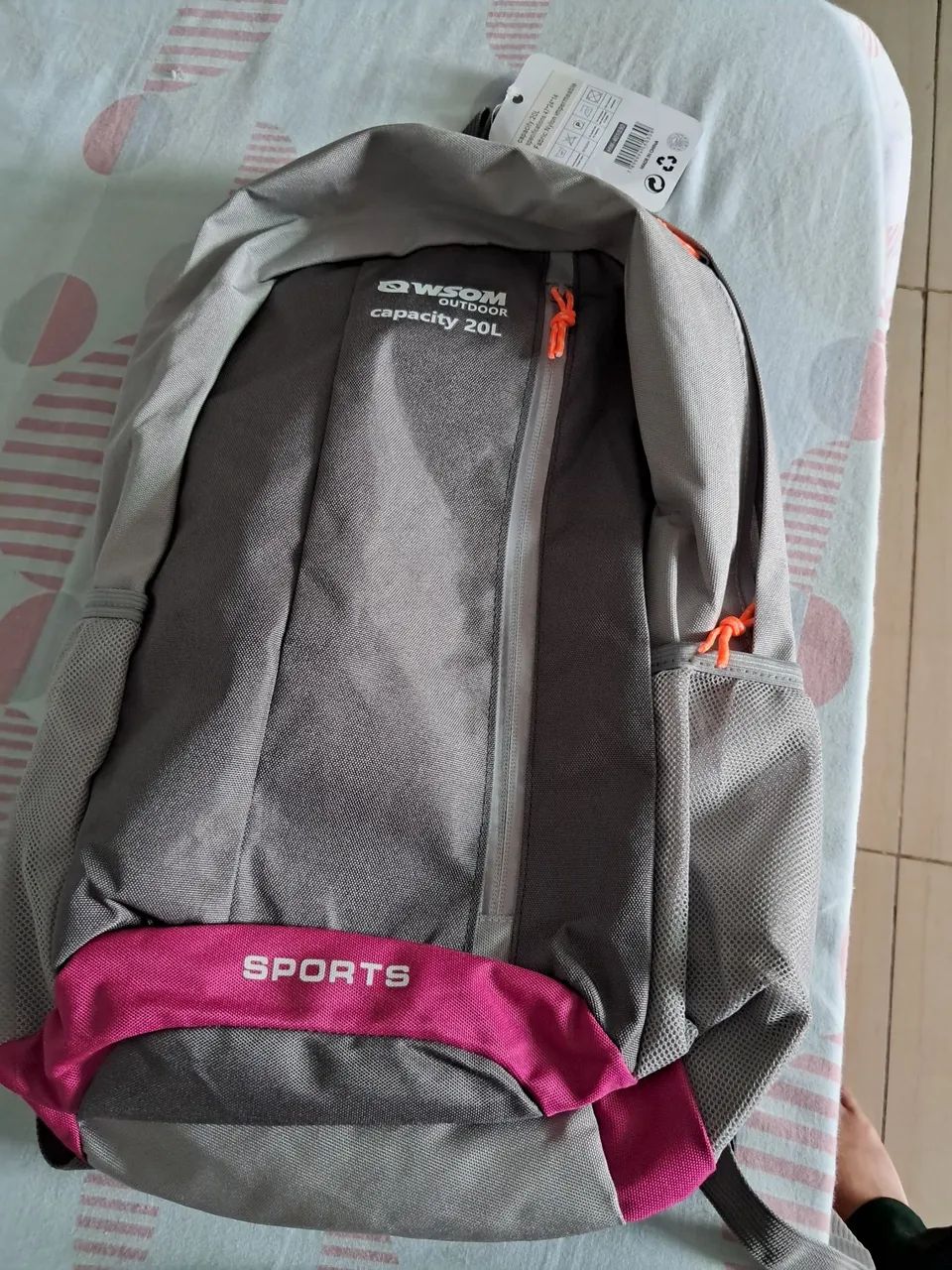 Bolsa para escalada e academia 