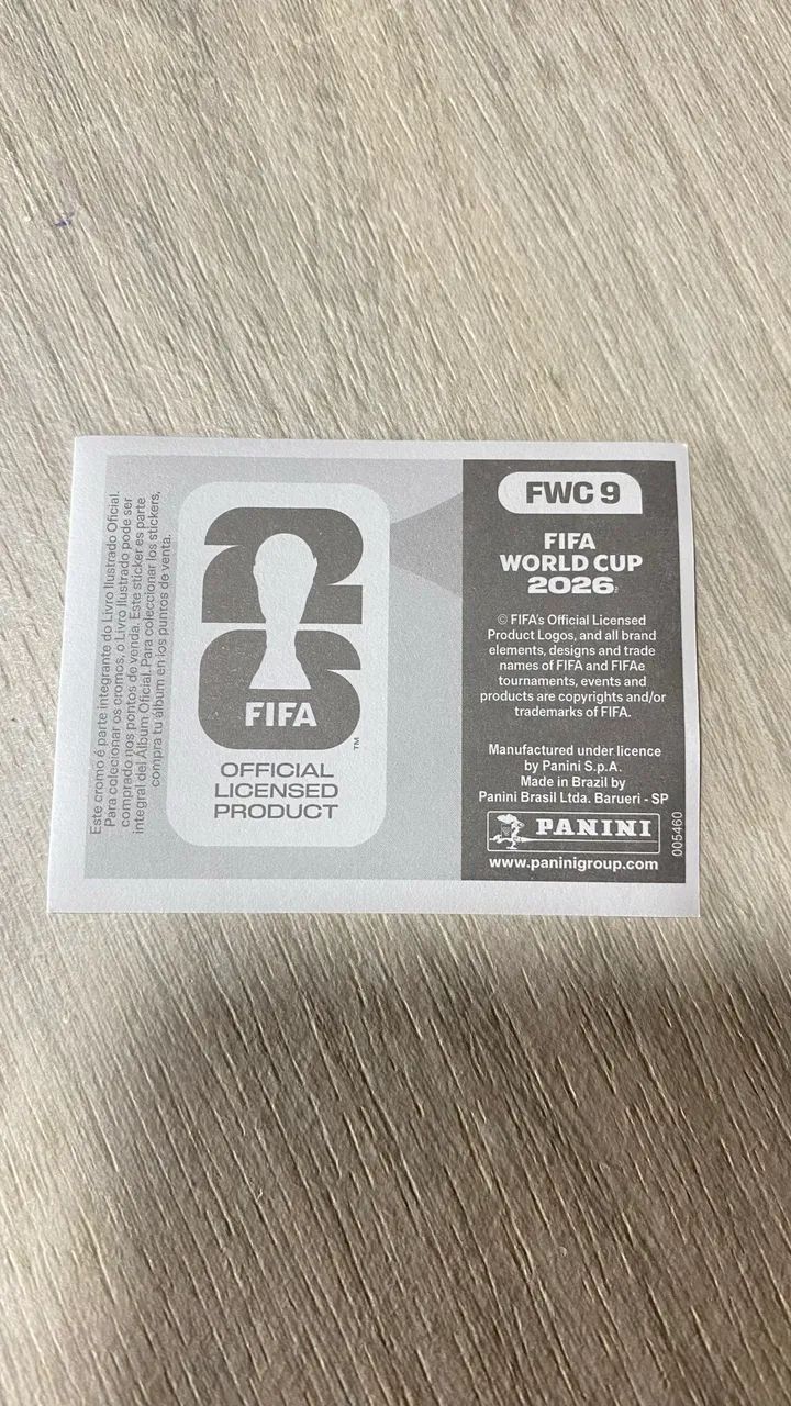 Figurinha FWC 9 - Copa do Mundo 2016 - Foto 2