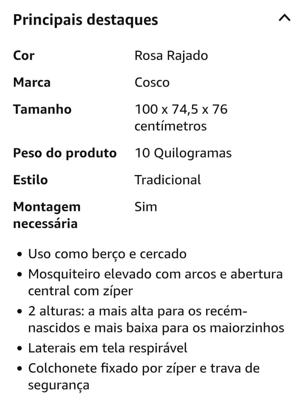Berço portátil  - Foto 5