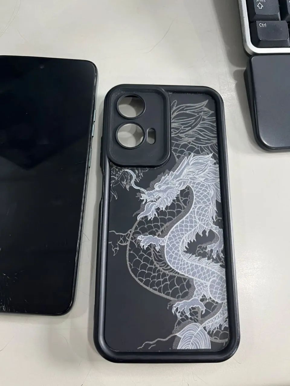 MOTO G35 COM TELA TRINCADA  - Foto 2