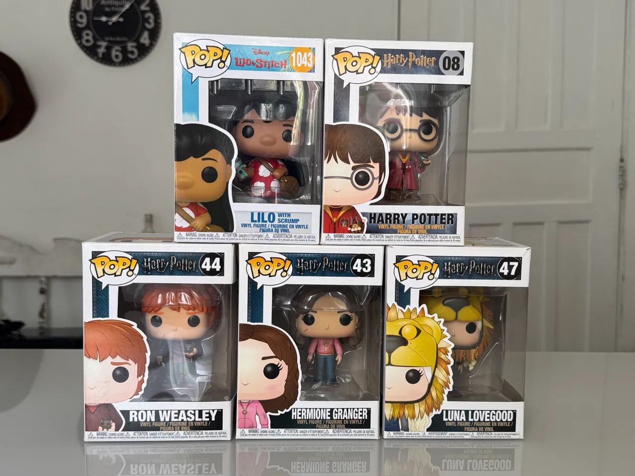 Funko Pop Harry Potter e Lilo & Stitch