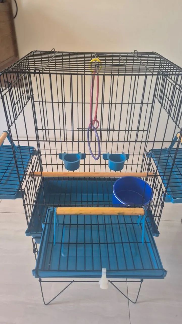 Gaiola Confort Slim Azul e preta