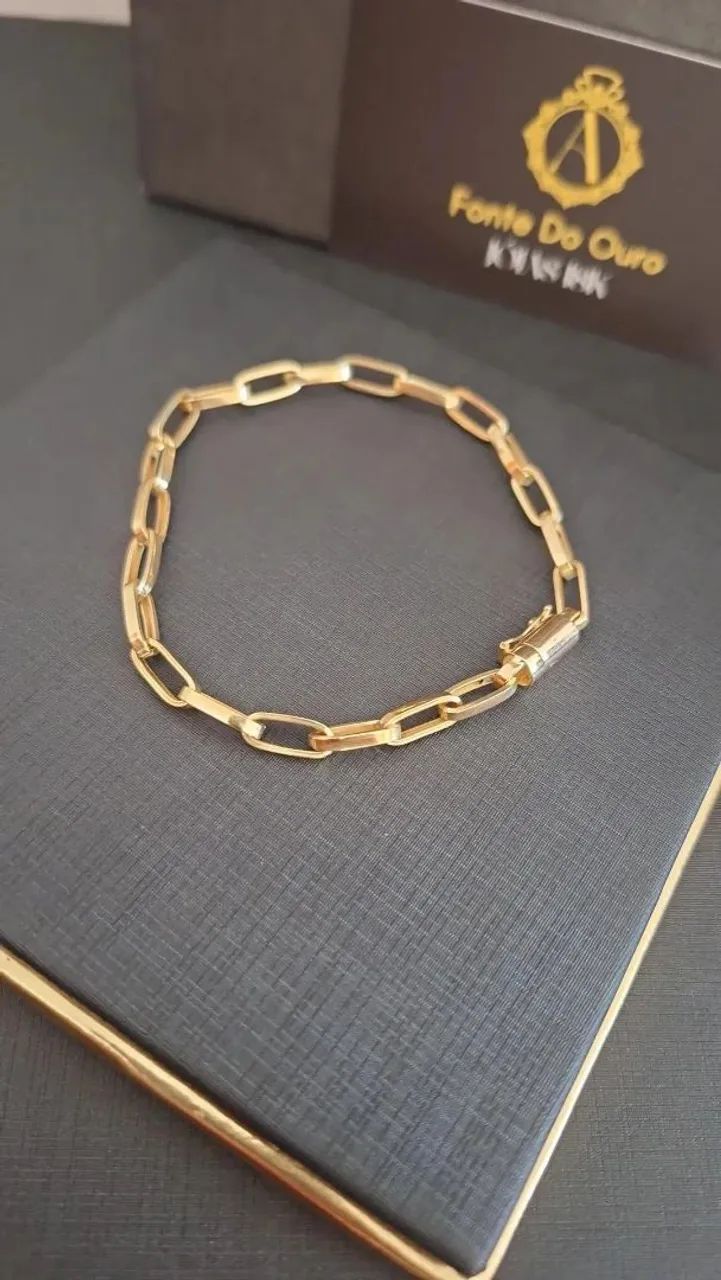 Pulseira de ouro 18k  - Foto 3