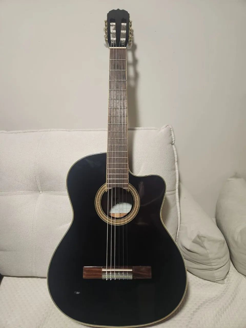 Violão Eagle CH800B Eletroacústico Nylon Preto - Excelente Estado | Som Encorpado