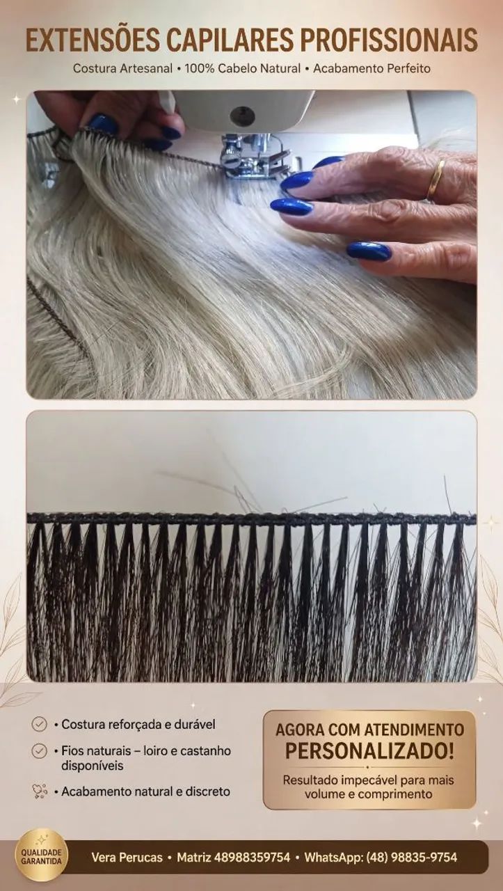 TECELAGEM MANUAL DE CABELO 