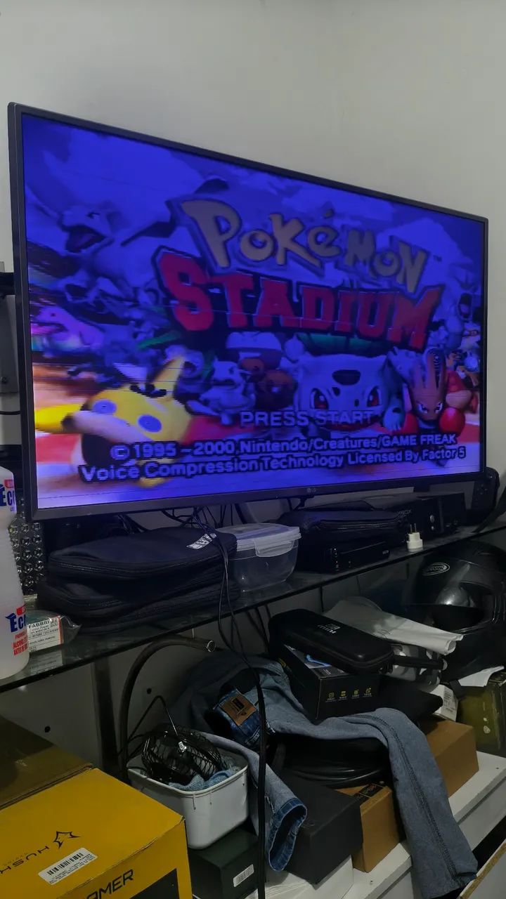 Nintendo 64 com jogo  - Foto 4