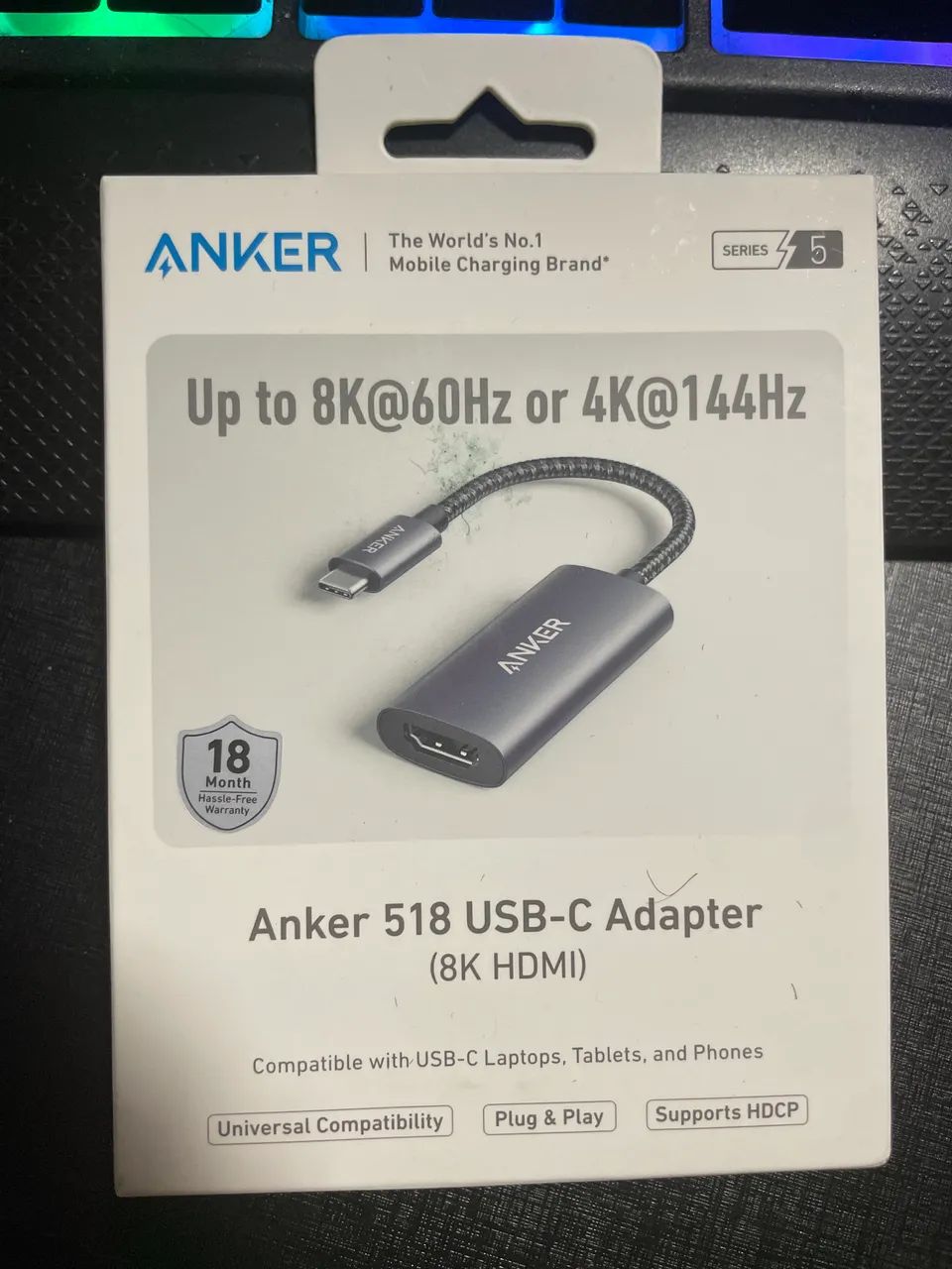 Anker 518 USB-C Adaptador Novo Lacrado