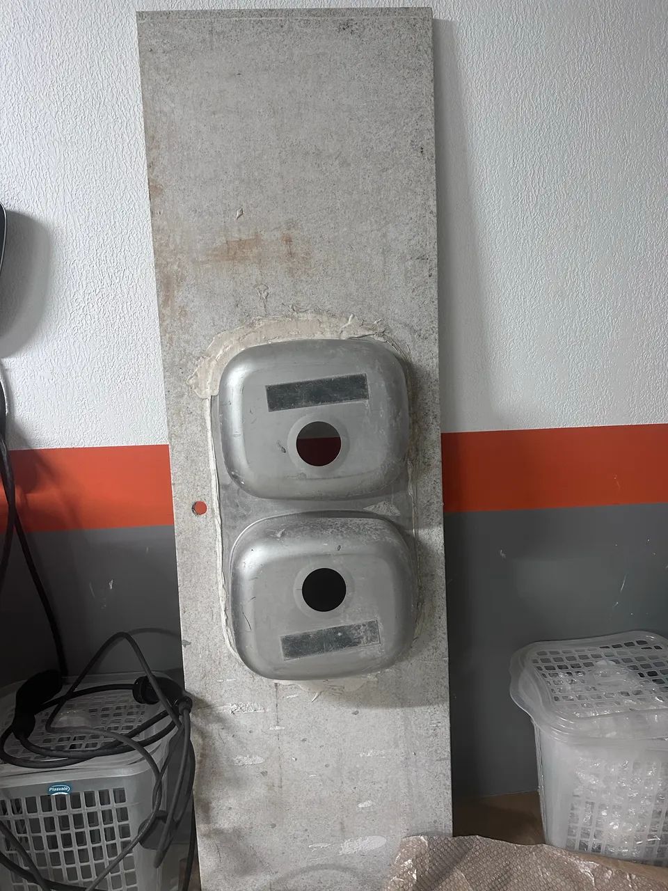 Bancada de pia com cuba dupla - Foto 5