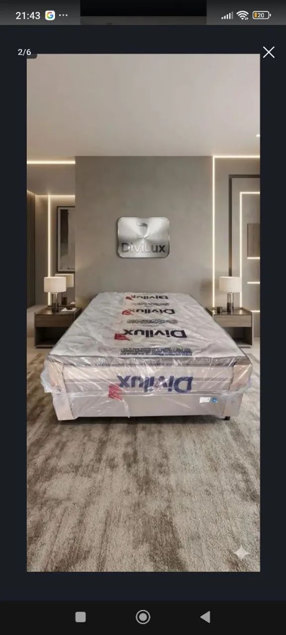 Cama box divilux conforto e resistente promoção hj  - Foto 2