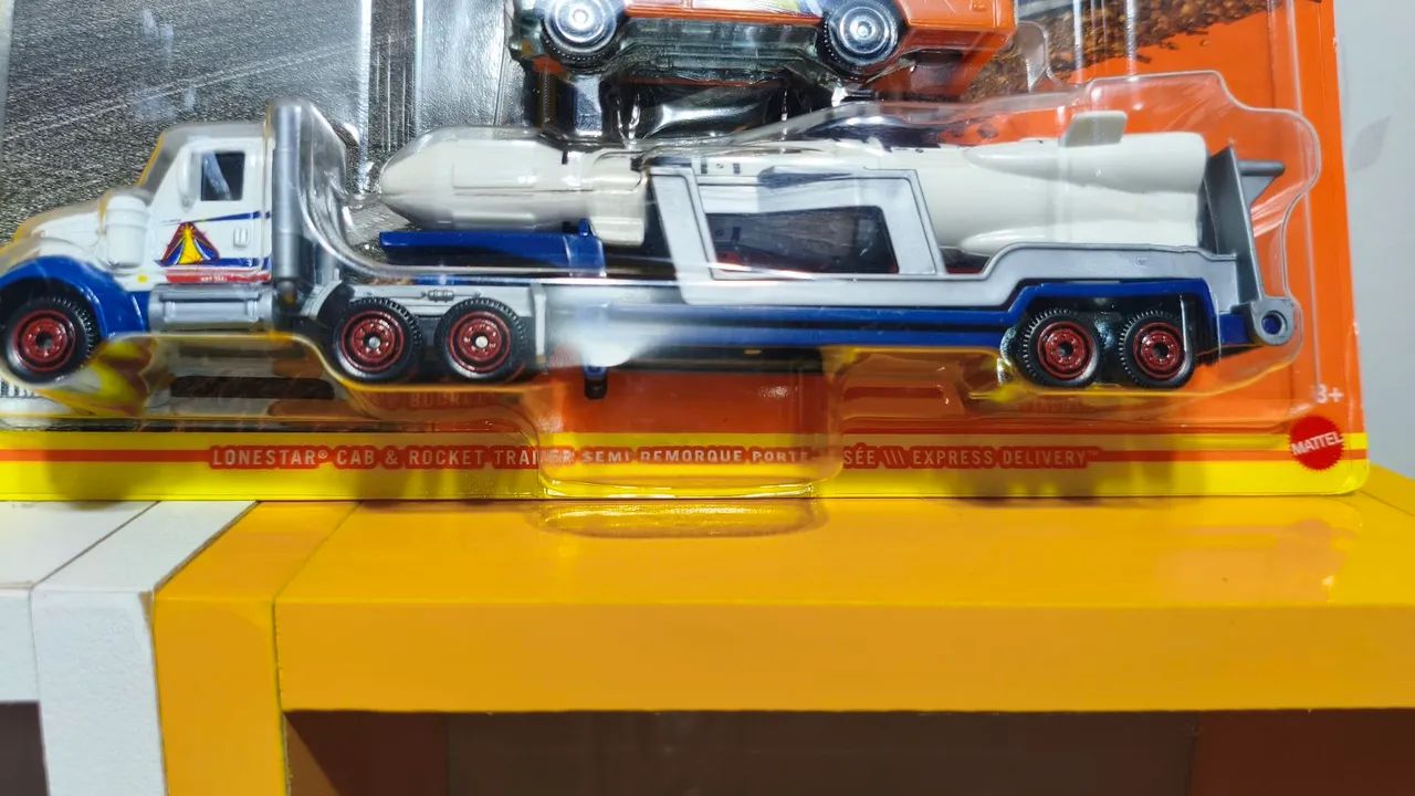 Matchbox Convoys 70 Anos - Lonestar Cab & Rocket Trailer - Lacrado - Foto 3