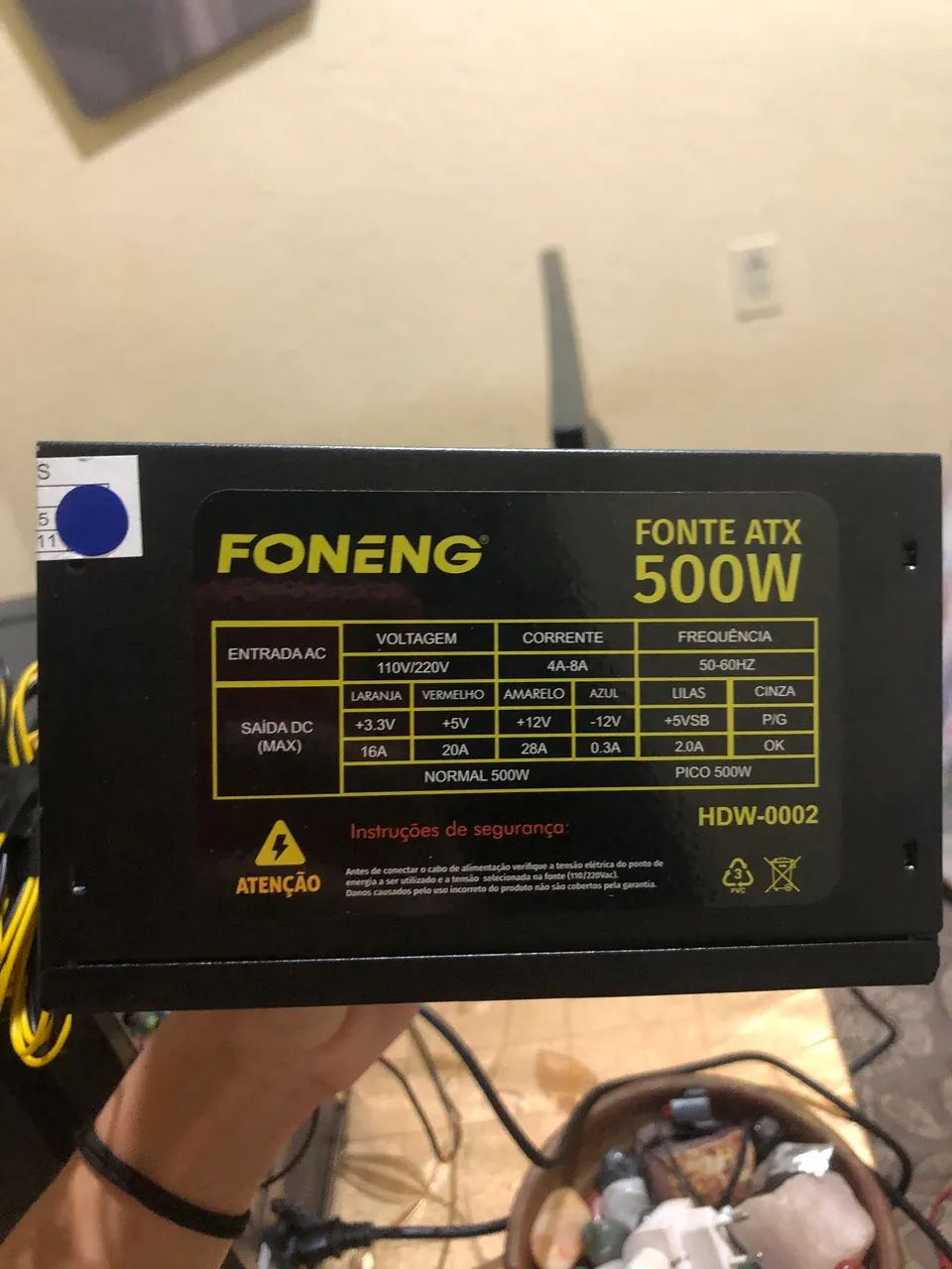 Fonte ATX 500W FONEG