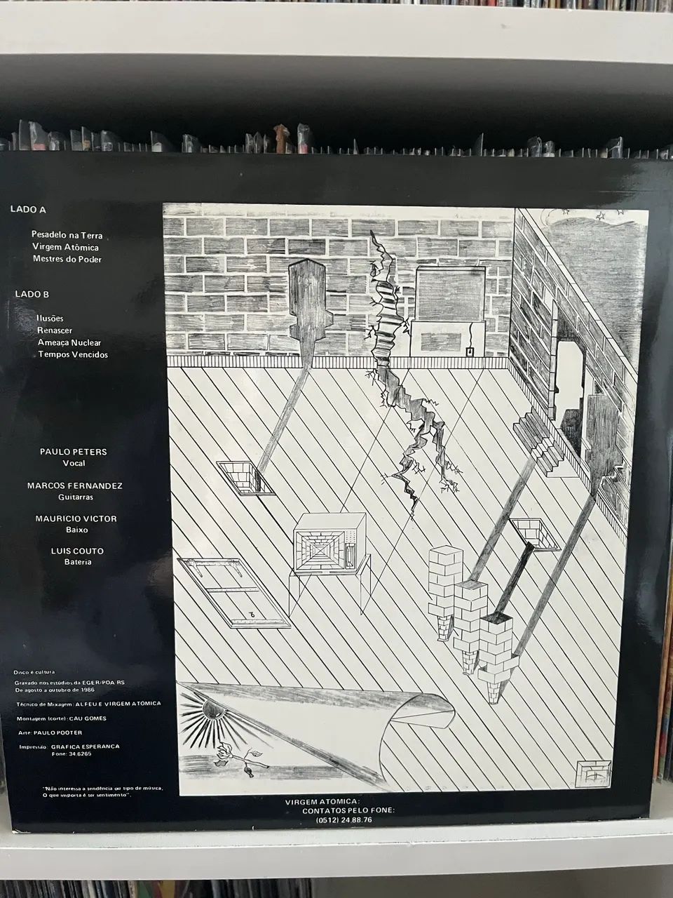 Virgem Atomica Tempos Vencidos LP  - Foto 2