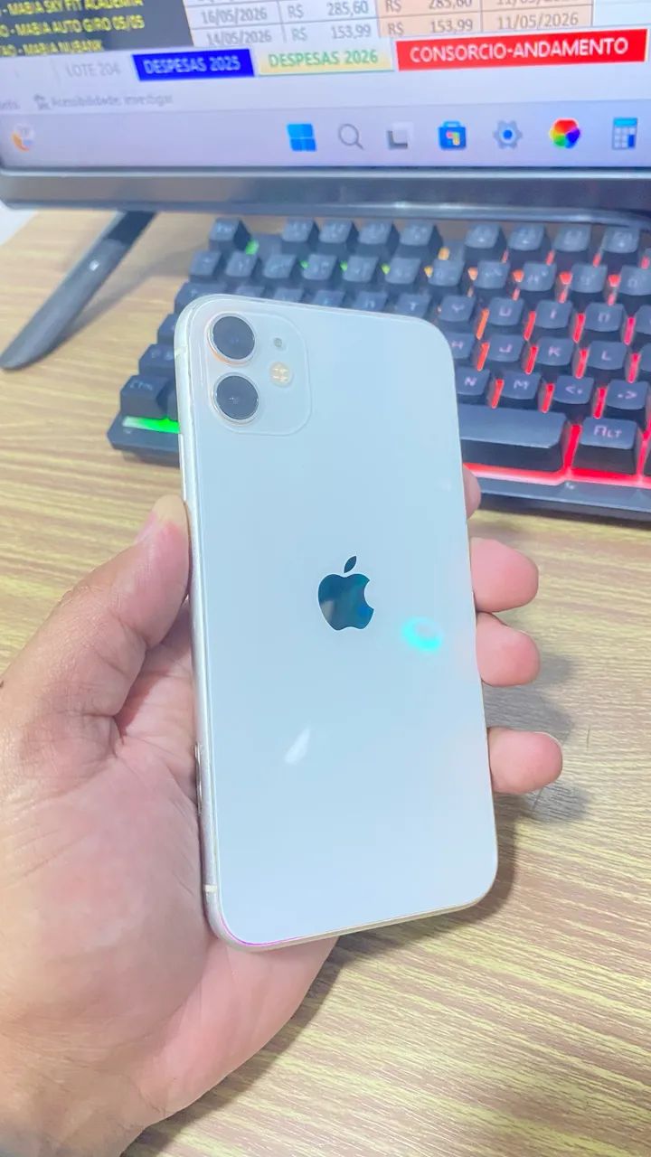 Carcaça Completa IPhone 11 Branco  - Foto 3