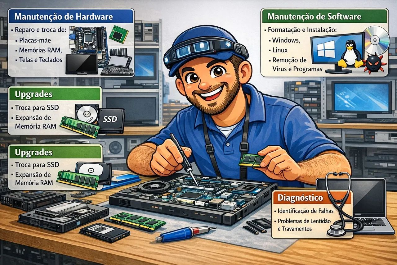Manutenção de Notebooks e Computadores  - Foto 3