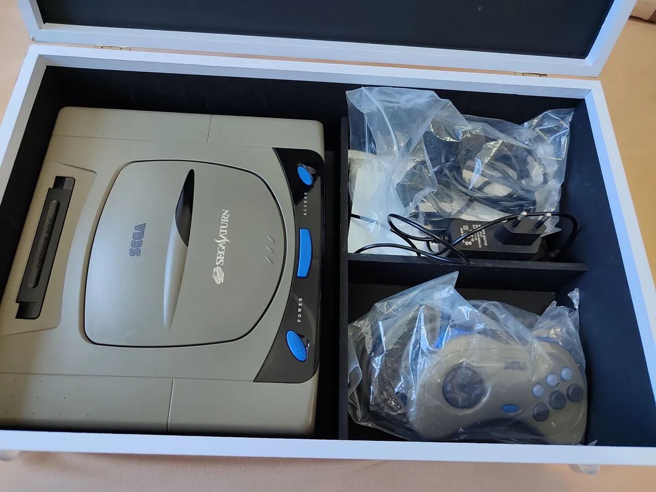 Sega Saturno completo na caixa com HDMI - Foto 2