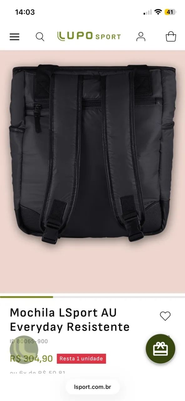 Mochila nova Lupo (2 em 1) - Foto 4