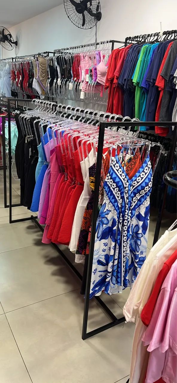 Arara industrial para loja de Roupa 