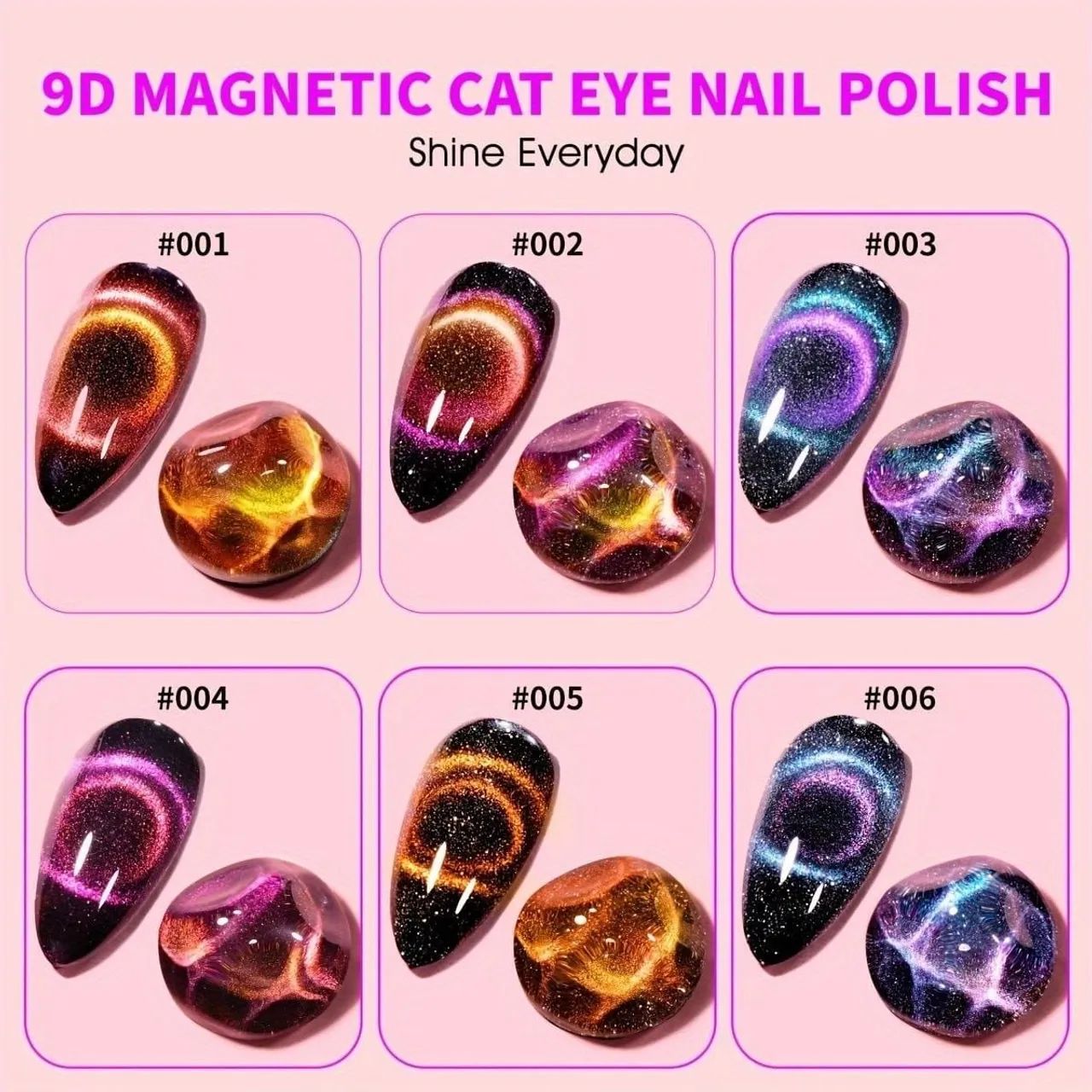 Promoção!!! Kit Esmalte em Gel 9D 8ml 6pcs - Foto 5
