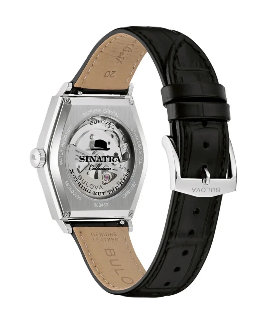 Relógio Bulova Automático Edição Limitada Frank Sinatra Novo - Foto 4