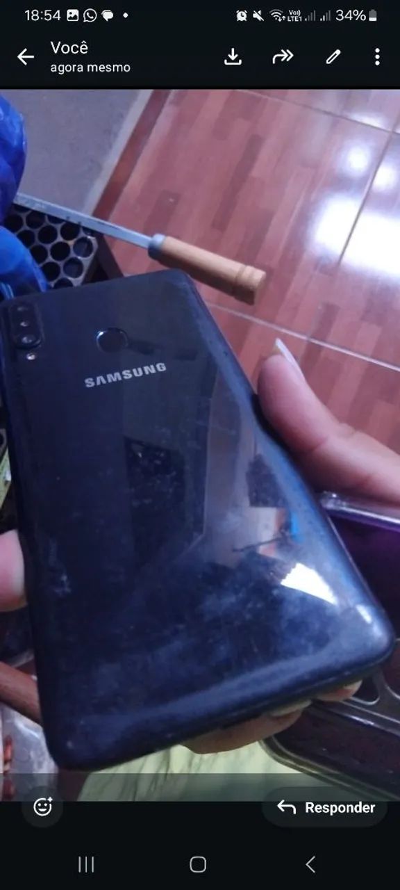 Vendo celular trocar a tela A20 s - Foto 2