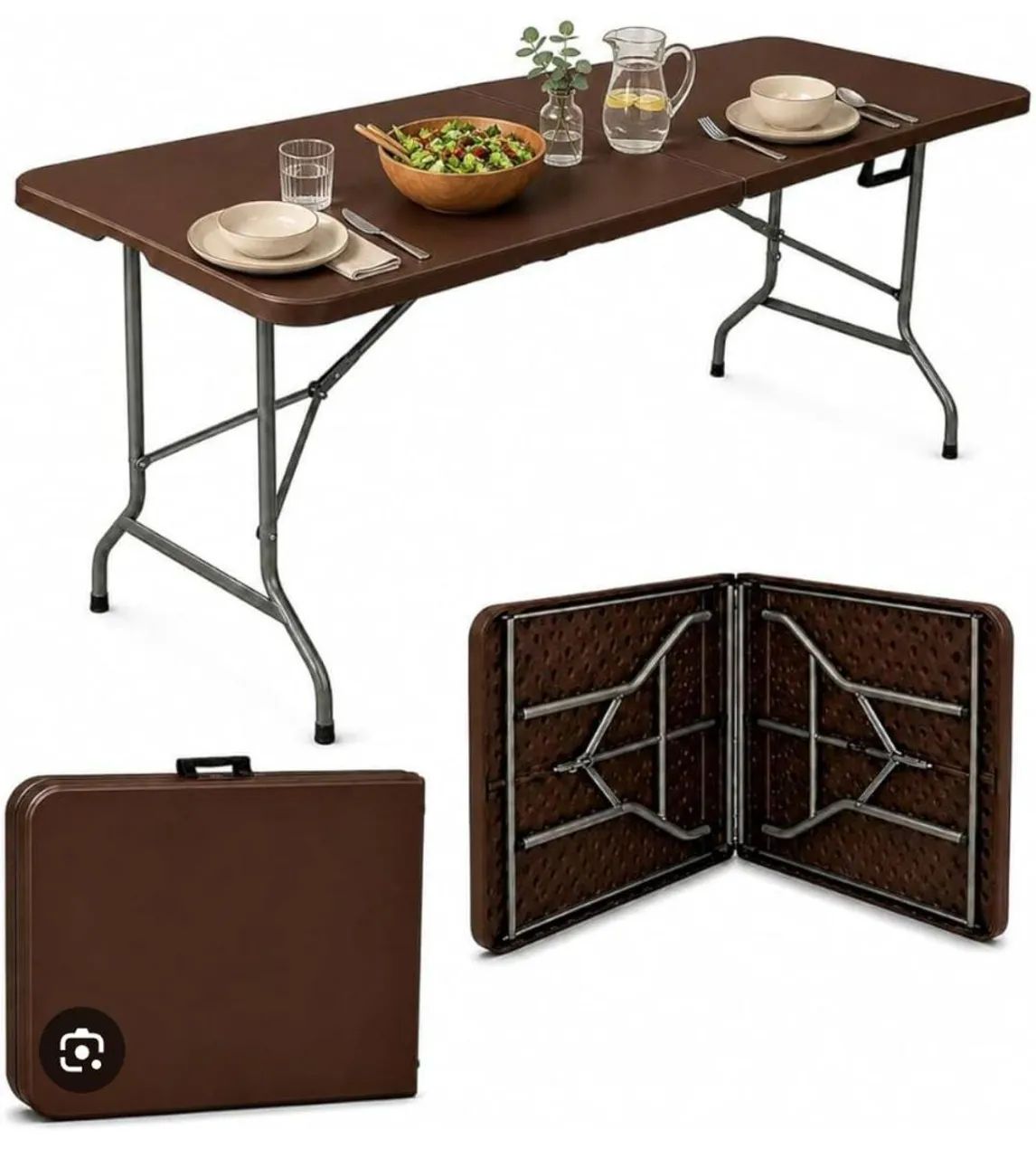 Mesa articulada marron exclusiva nova 