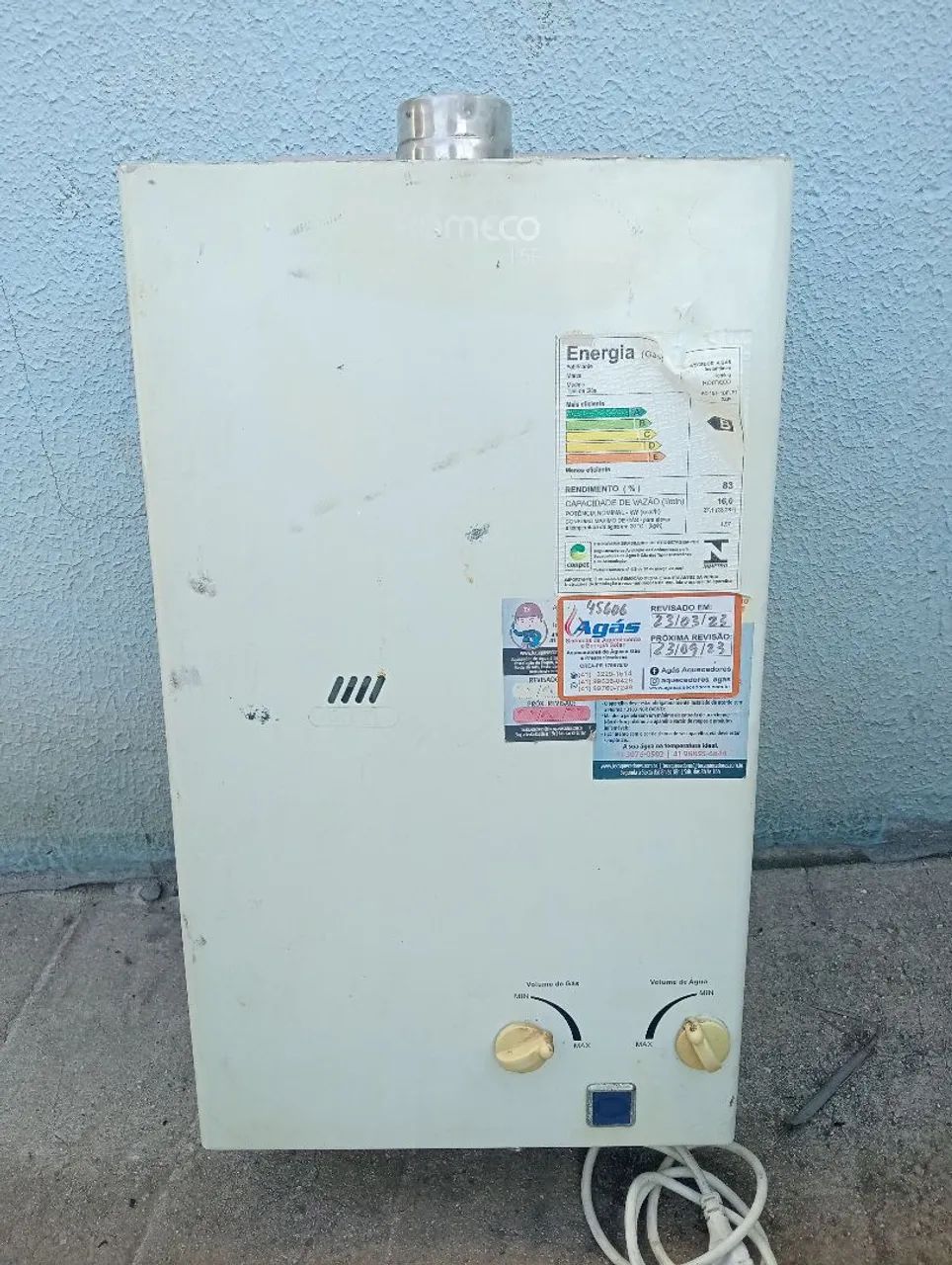 Aquecedor de água COM DEFEITO 