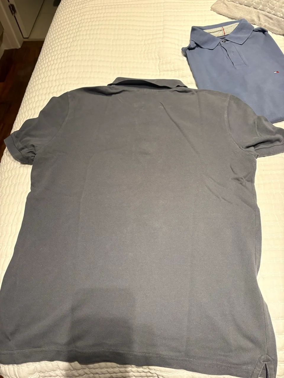 Polo Lacoste slim fit cinza  - Foto 3