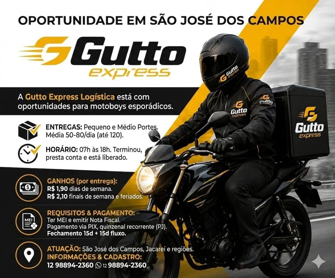 Vaga de Motoboy