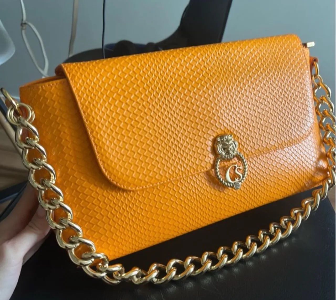 Bolsa Carmen steffens laranja  - Foto 3