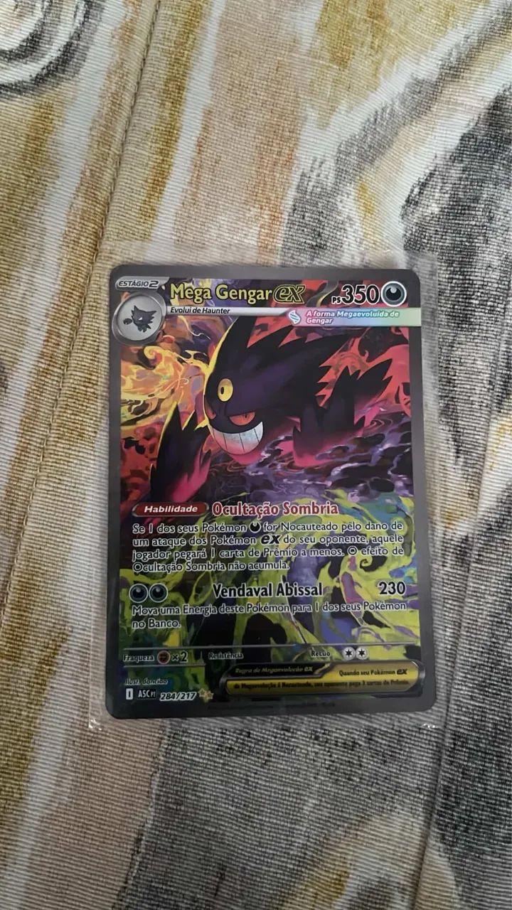 Carta Pokémon Mega Gengar Ex