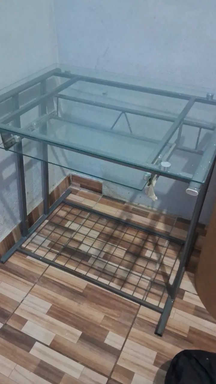 Mesa de vidro escritório  - Foto 3