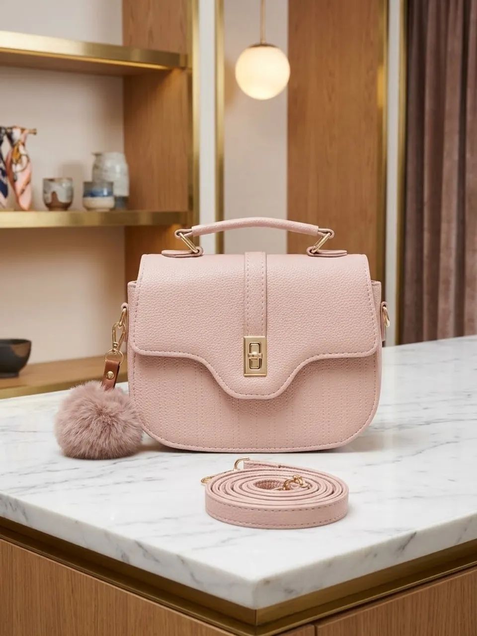 Bolsa Grande com Chaveiro 