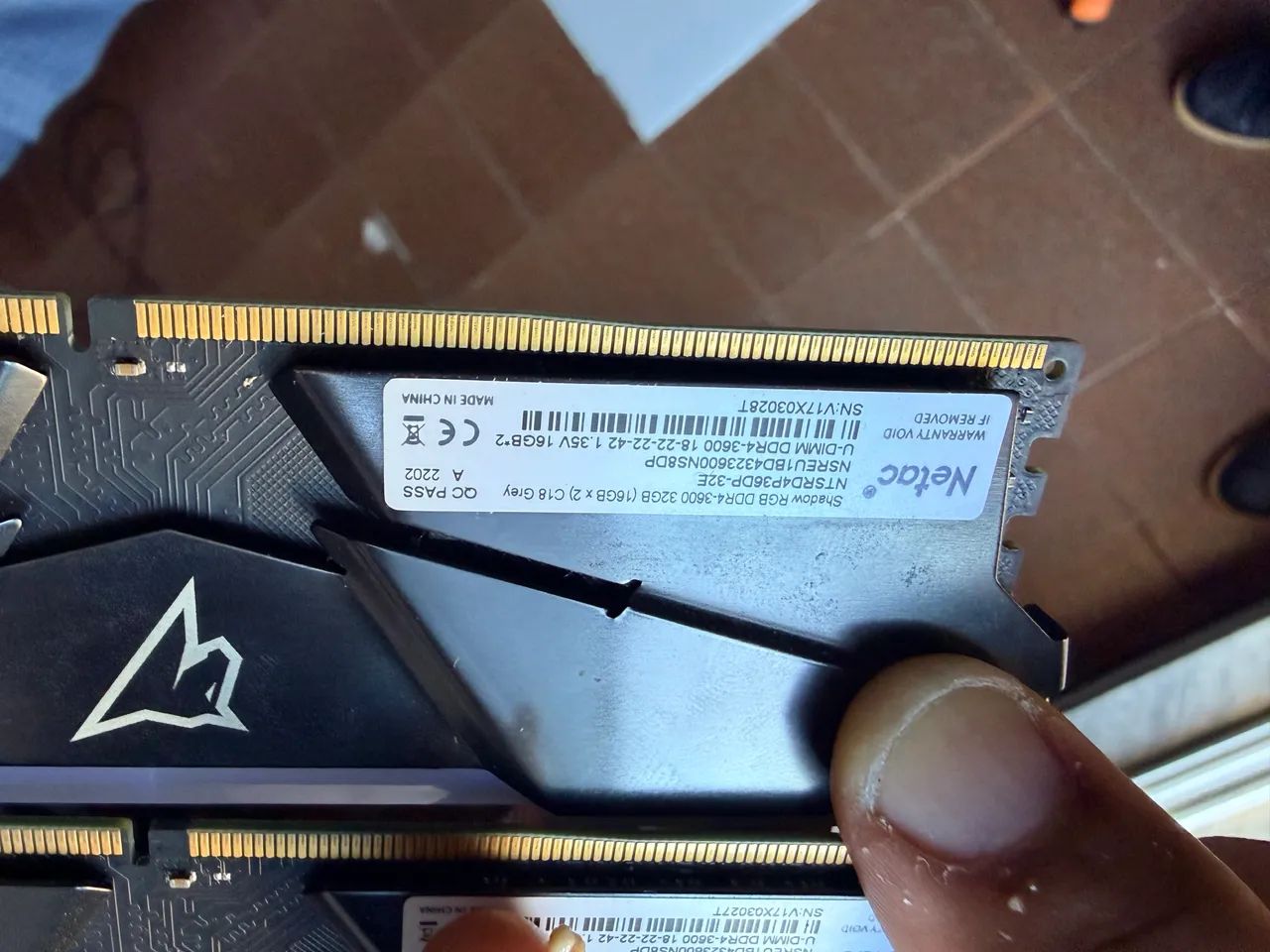 32 GB RAM DDR4 Netac 3600 mhz - Foto 3