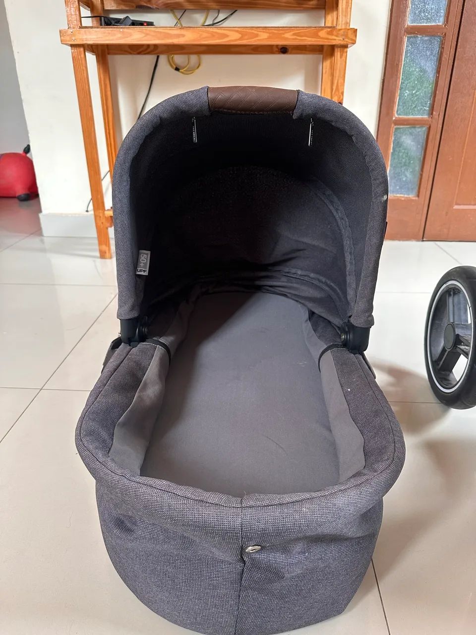 CARRINHO DE BEBÊ COMPLETO LUXO  - ÓTIMA OPORTUNIDADE!   ?  - Foto 5