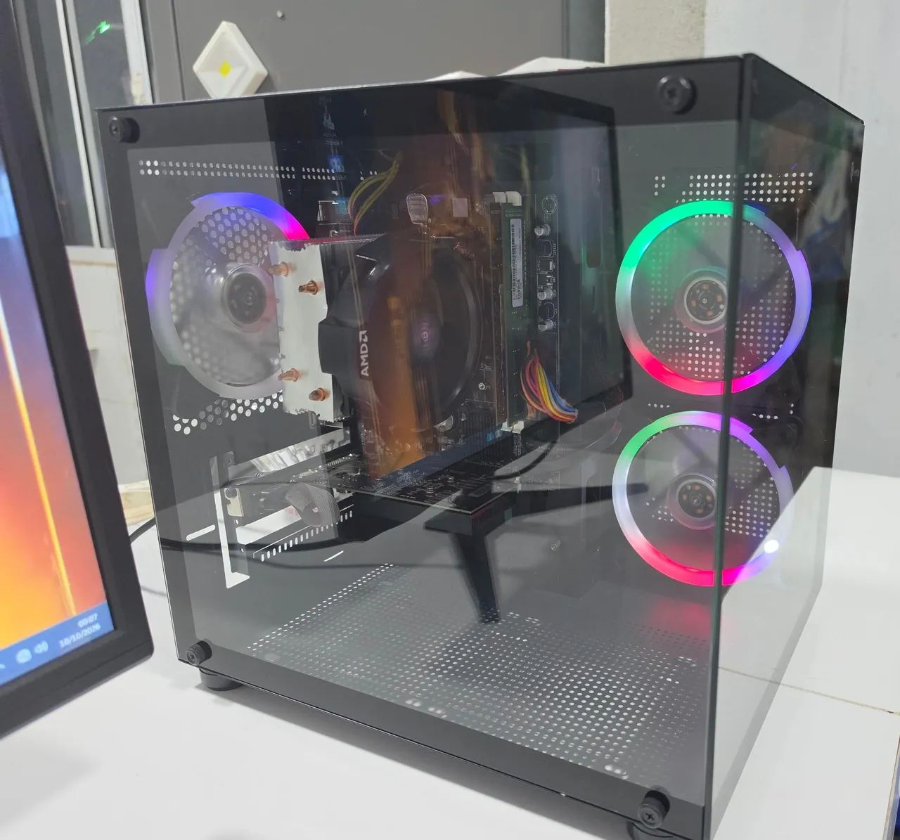 Pc completo teclado e mouse RGB  - Foto 4