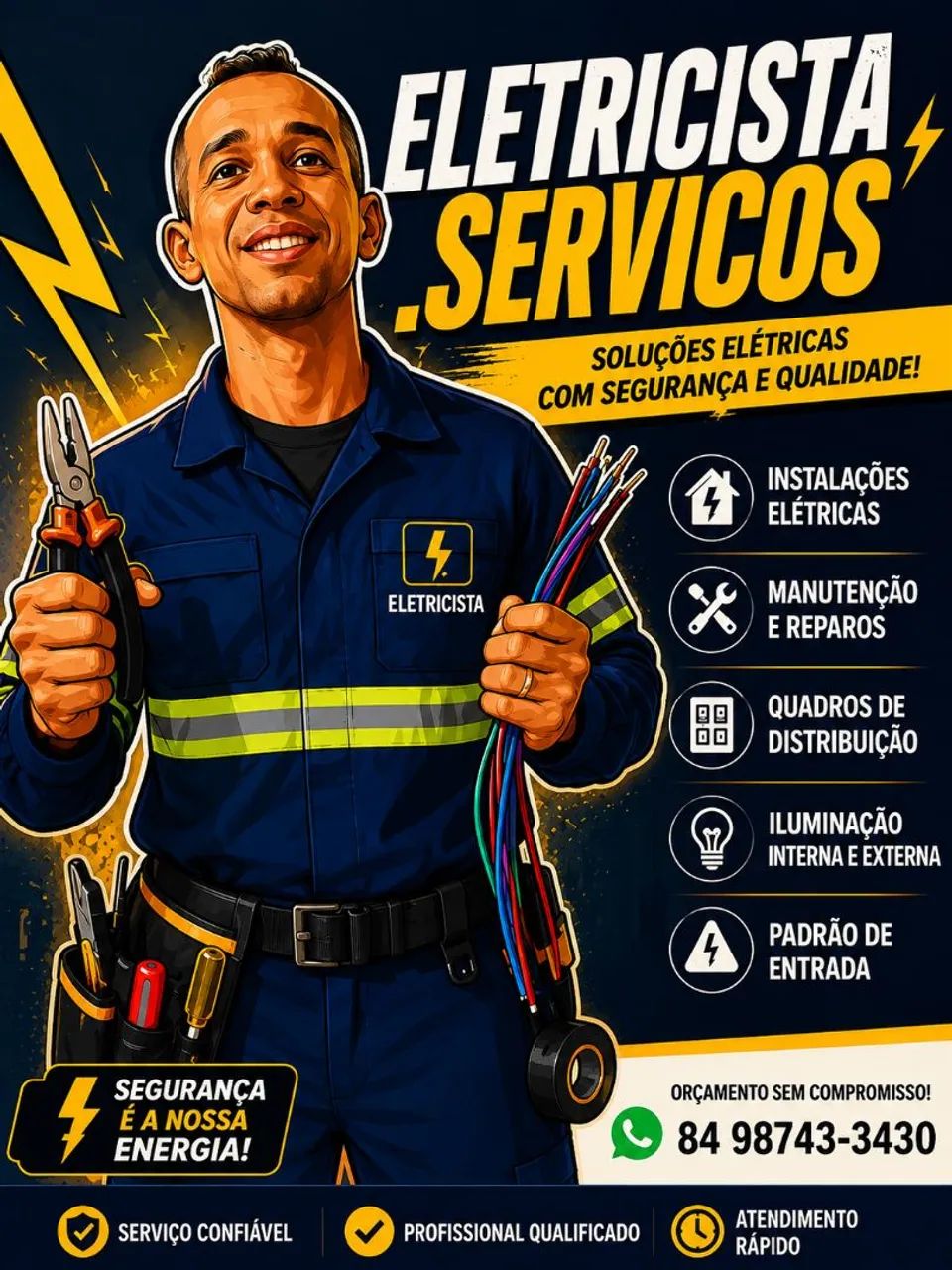 Eletricista predial residencial 