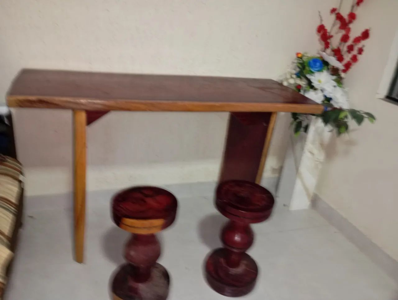 Linda mesa de madeira 