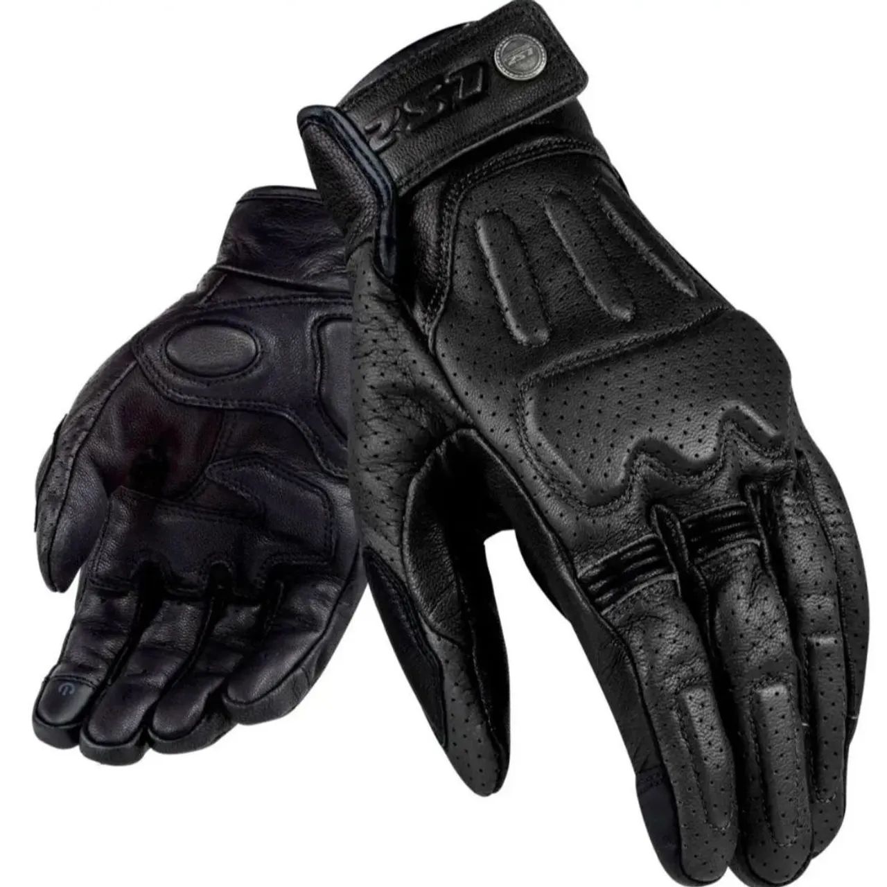 Luava moto LS2 couro legítimo 