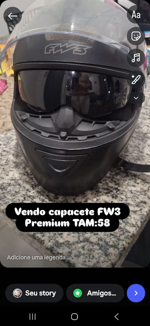 Capacete FW3 Premium