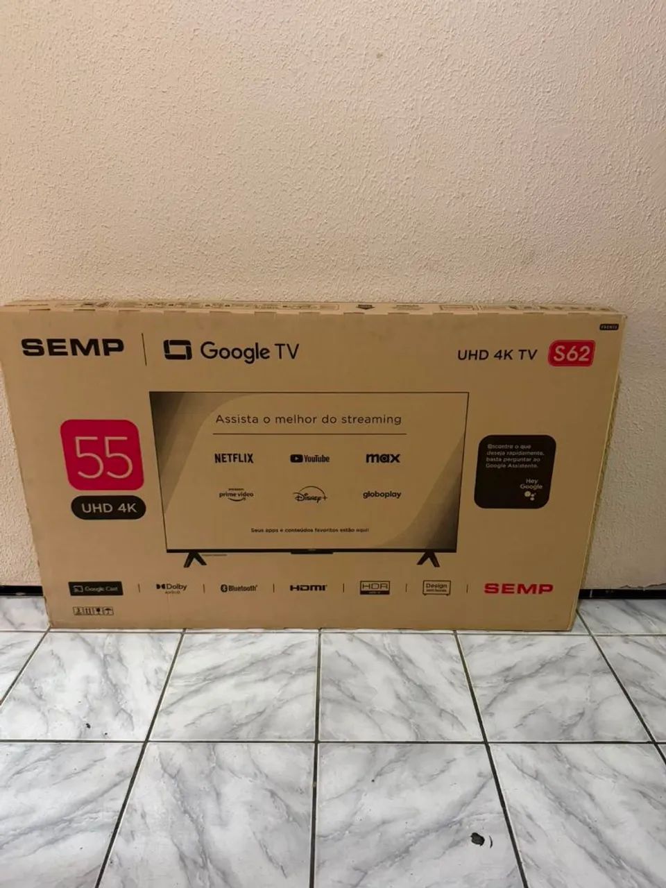 Tv Semp 55 Polegadas Lacrada