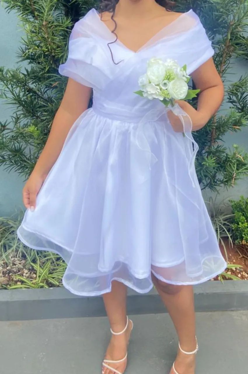 Vestido de noiva civil  - Foto 2