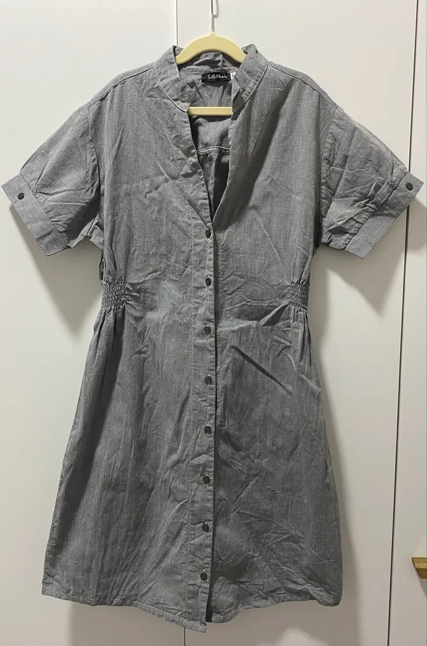 Vestido cinza Belle Marie